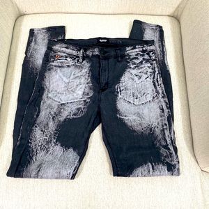 EUC HUDSON Blotchy Skinny Jeans Mid Rise